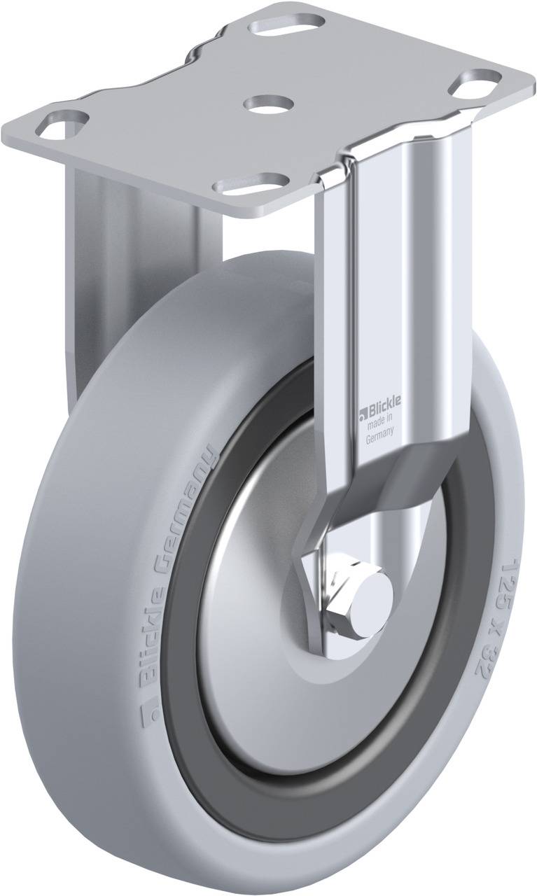 Blickle 345322 BKPA-VPA 126K-FA Fix görgő KerékØ: 125 mm Teherbírás (max.): 120 kg 1 db