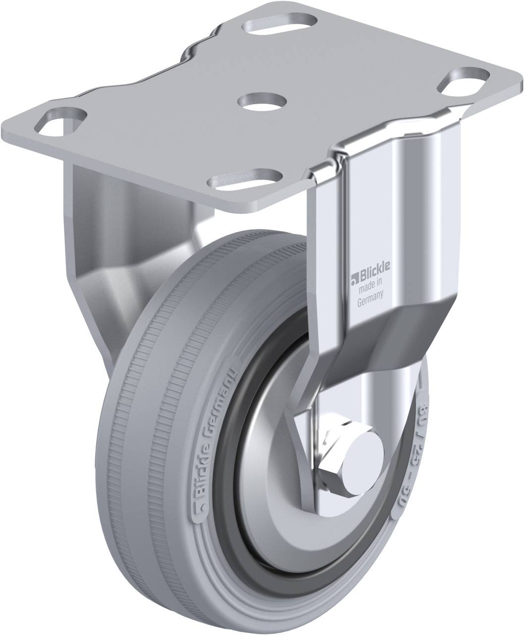 Blickle 319202 BKPA-VPA 80G-FA Fix görgő KerékØ: 80 mm Teherbírás (max.): 80 kg 1 db