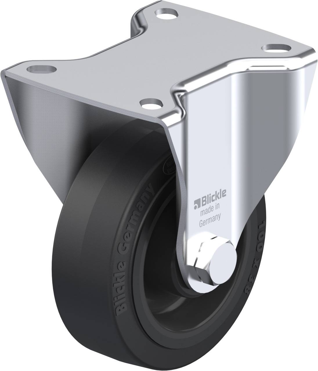 Blickle 263327 BK-POEV 100R-1 Fix görgő KerékØ: 100 mm Teherbírás (max.): 200 kg 1 db