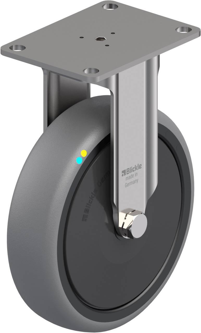 Blickle 853237 BKPXA-TPA 126KFD-26-ELS Fix görgő KerékØ: 125 mm Teherbírás (max.): 80 kg 1 db