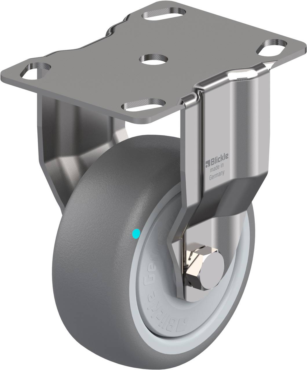 Blickle 574814 BKPXA-TPA 80KFD Fix görgő KerékØ: 80 mm Teherbírás (max.): 100 kg 1 db