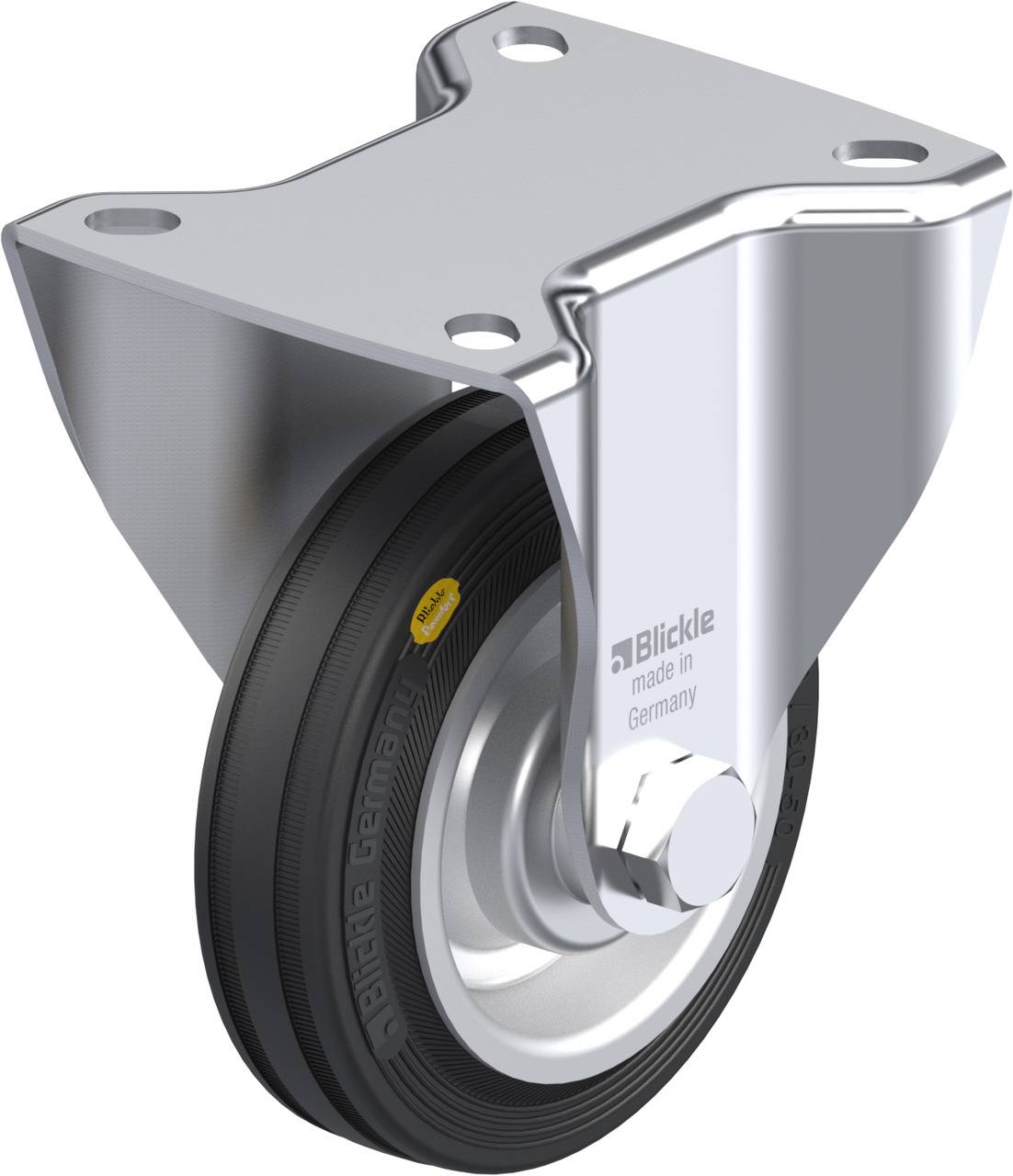 Blickle 263095 BK-RD 100R-1 Fix görgő KerékØ: 100 mm Teherbírás (max.): 100 kg 1 db