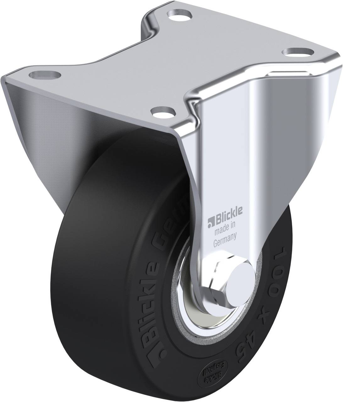 Blickle 264028 BK-SE 100K-1 Fix görgő KerékØ: 100 mm Teherbírás (max.): 270 kg 1 db