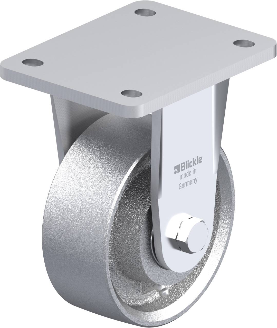 Blickle 654038 BO-G 127K Fix görgő KerékØ: 125 mm Teherbírás (max.): 750 kg 1 db