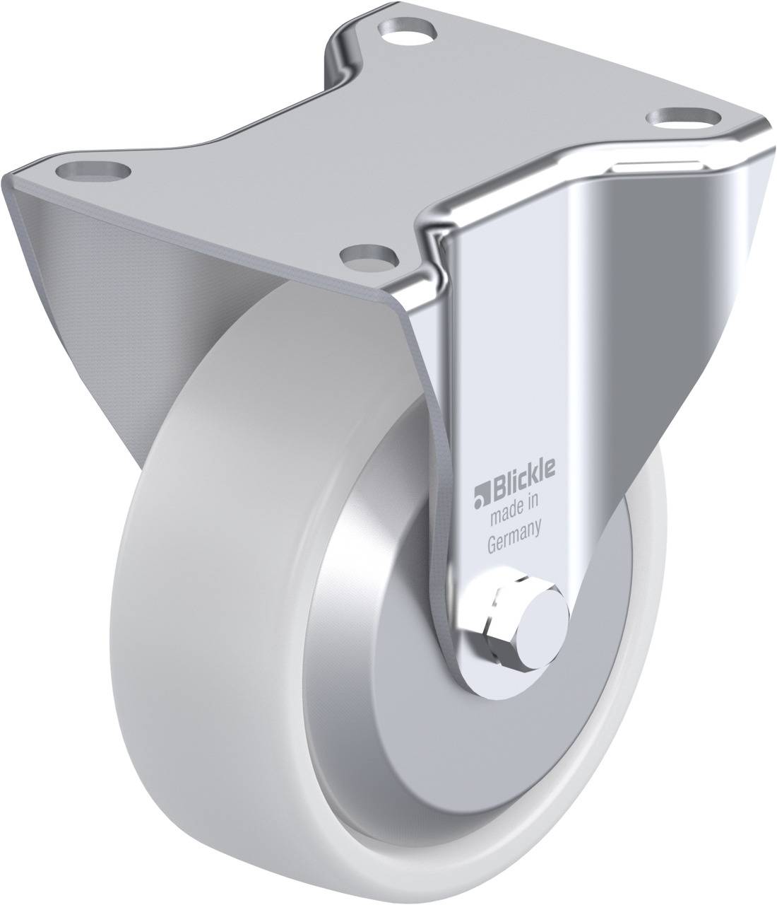 Blickle 611178 B-PO 100KA-FA Fix görgő KerékØ: 100 mm Teherbírás (max.): 250 kg 1 db