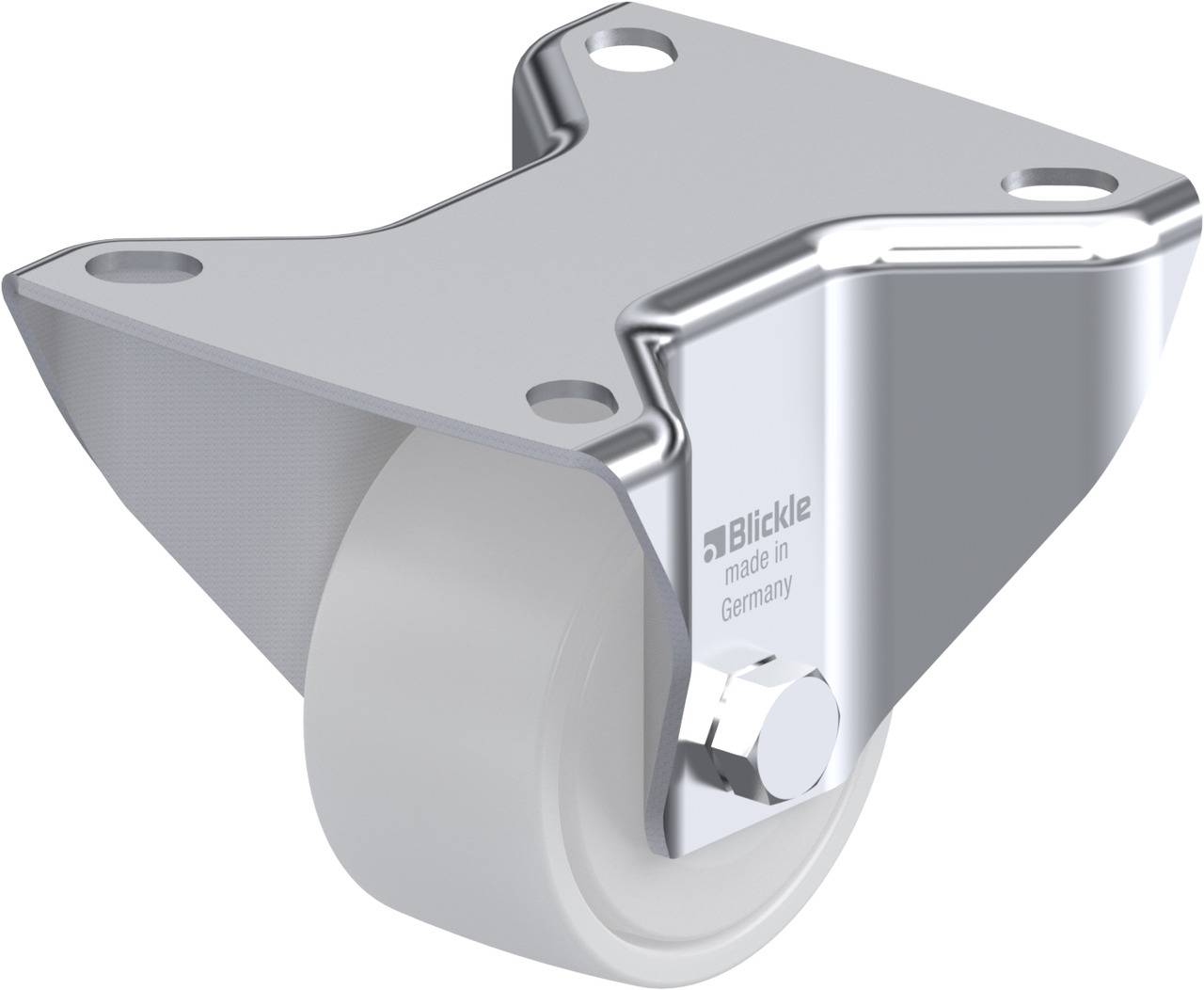 Blickle 839199 B-PO 60KF Fix görgő KerékØ: 60 mm Teherbírás (max.): 150 kg 1 db