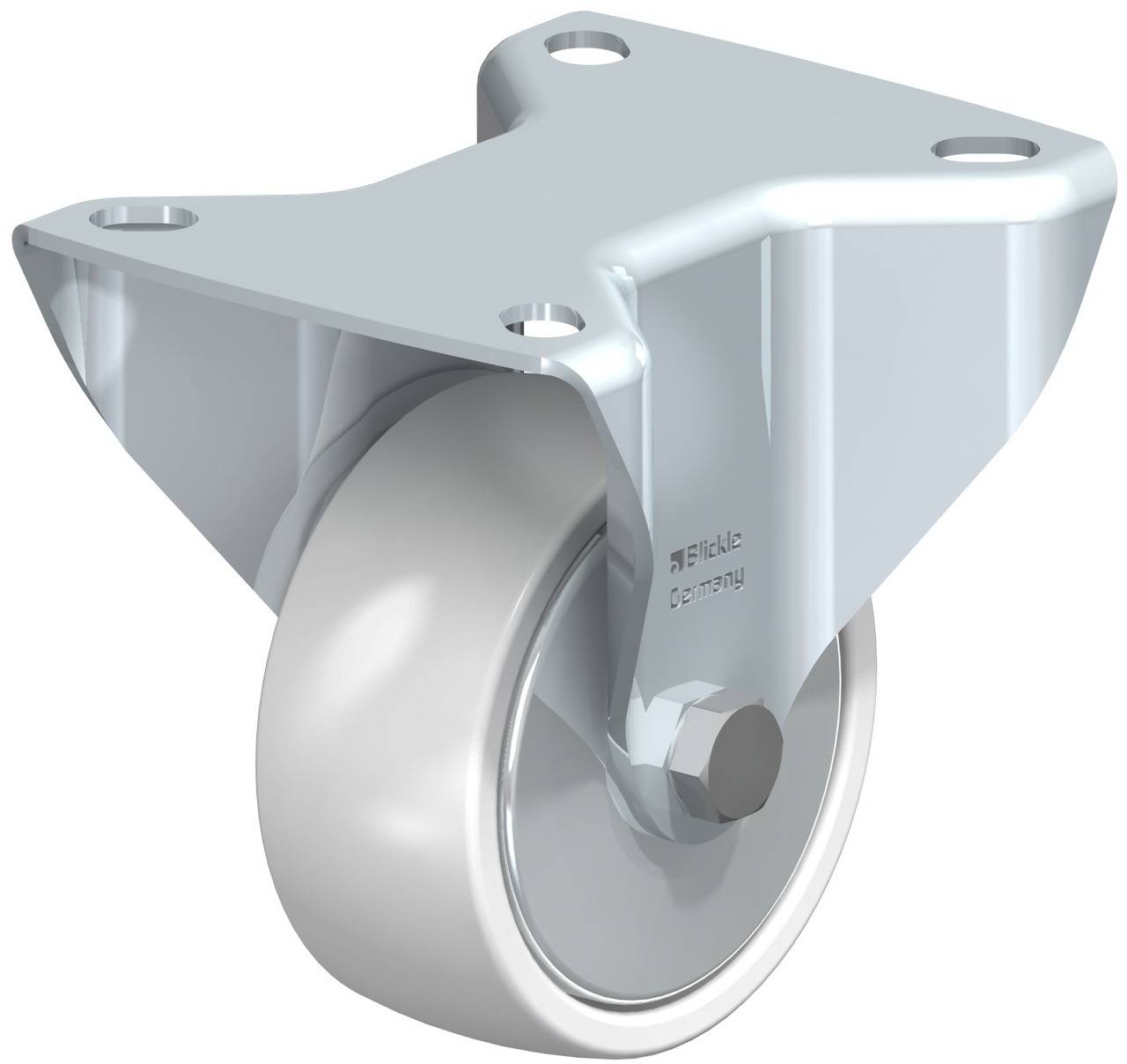Blickle 86025 B-PO 75G-FA Fix görgő KerékØ: 75 mm Teherbírás (max.): 200 kg 1 db