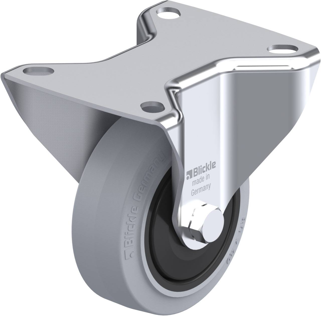 Blickle 850370 B-POEV 80KF-SG Fix görgő KerékØ: 80 mm Teherbírás (max.): 140 kg 1 db