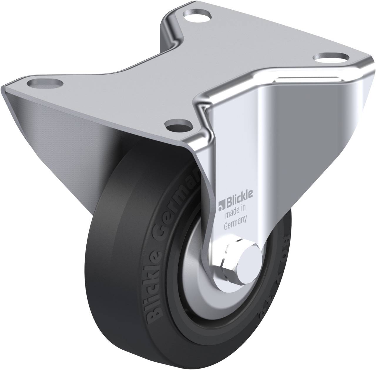 Blickle 668731 B-POEV 80R-FA Fix görgő KerékØ: 80 mm Teherbírás (max.): 140 kg 1 db