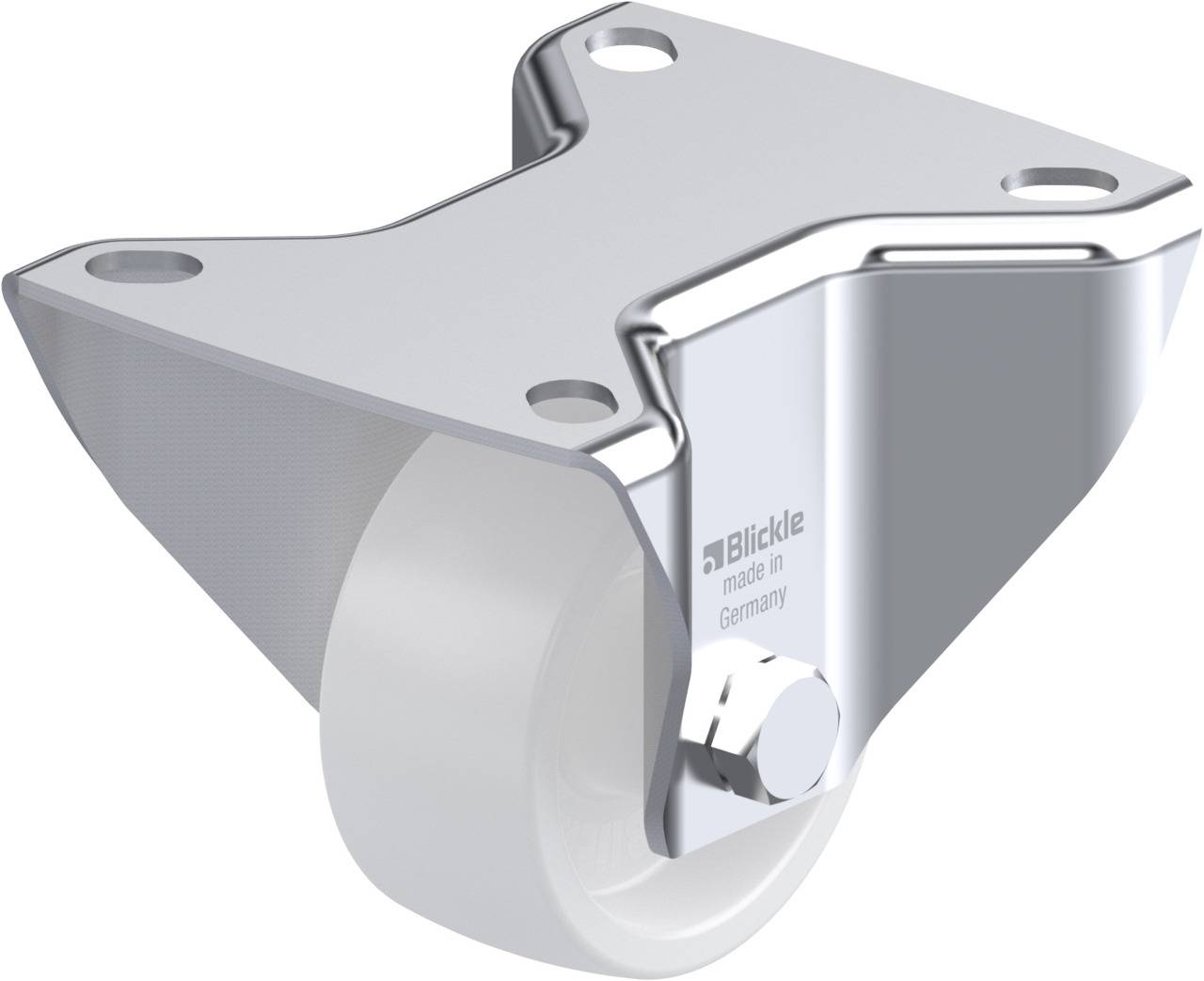 Blickle 762774 B-PPN 60G Fix görgő KerékØ: 60 mm Teherbírás (max.): 80 kg 1 db