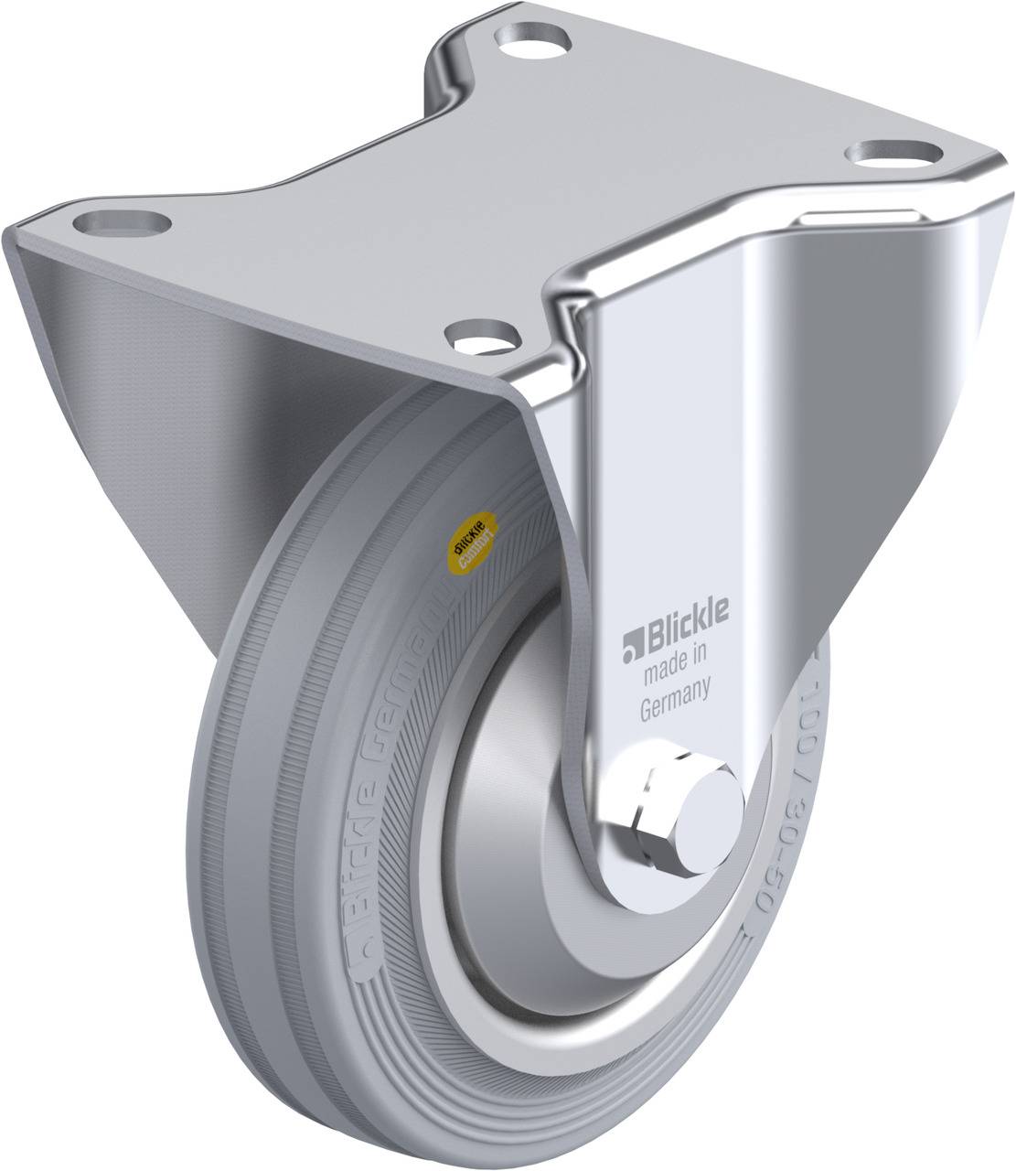 Blickle 303131 B-RD 100R-VLI-FA Fix görgő KerékØ: 100 mm Teherbírás (max.): 100 kg 1 db