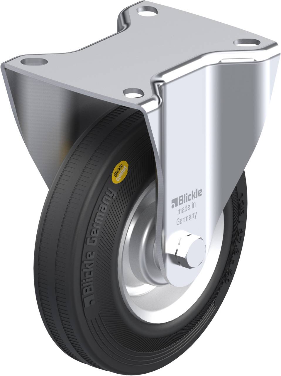 Blickle 42622 B-RD 125R Fix görgő KerékØ: 125 mm Teherbírás (max.): 120 kg 1 db