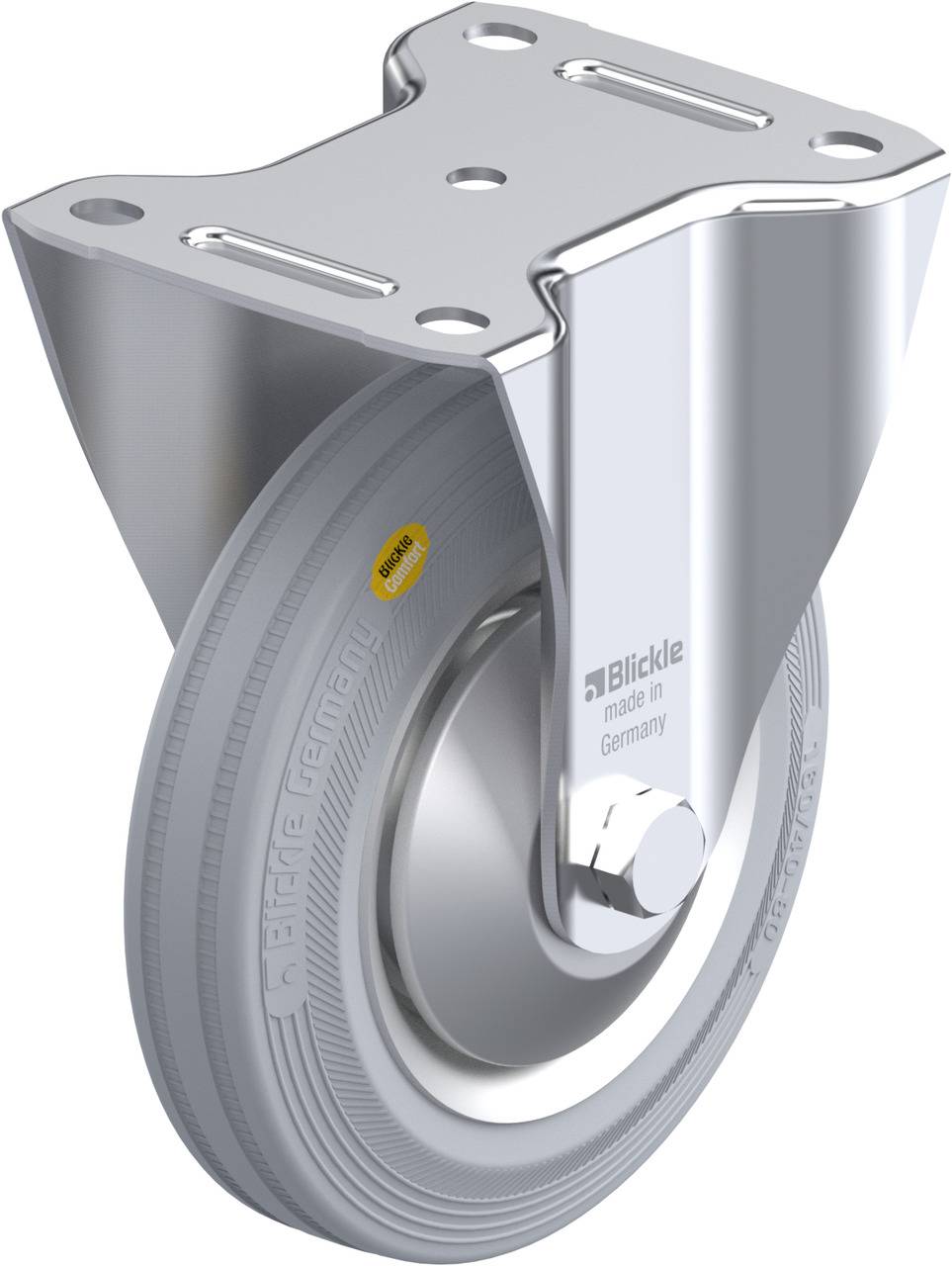 Blickle 379552 B-RD 162R-VLI-FA Fix görgő KerékØ: 160 mm Teherbírás (max.): 225 kg 1 db
