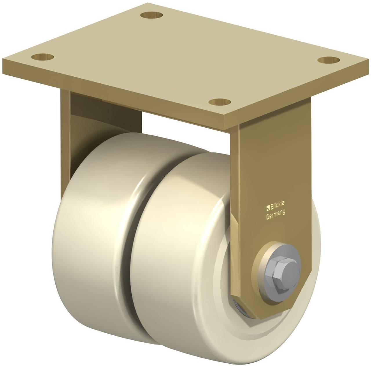 Blickle 364505 BSD-GSPO 125K Kettős bakgörgő KerékØ: 125 mm Teherbírás (max.): 3600 kg 1 db