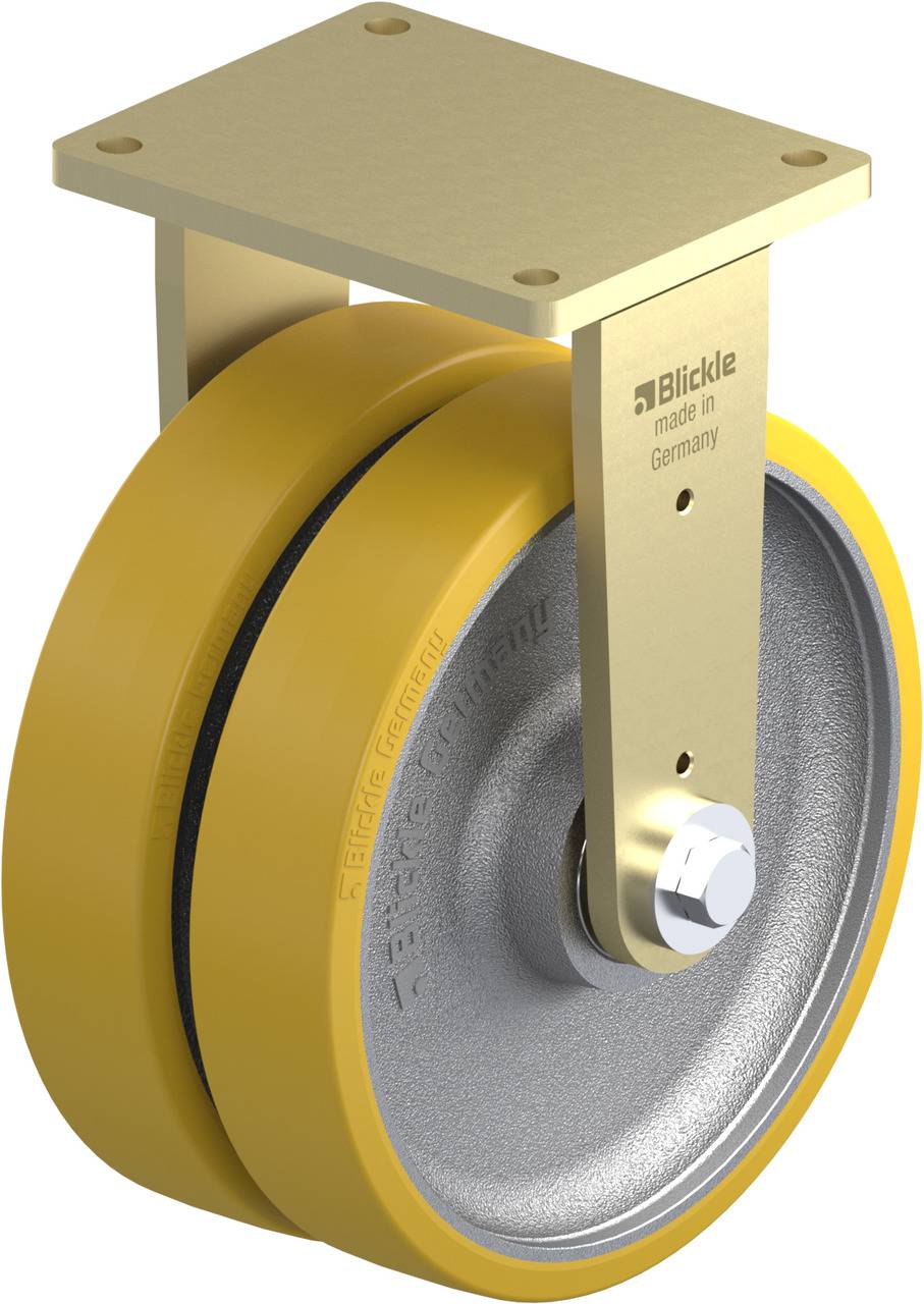 Blickle 618405 BSD-GTH 360K Kettős bakgörgő KerékØ: 360 mm Teherbírás (max.): 4500 kg 1 db