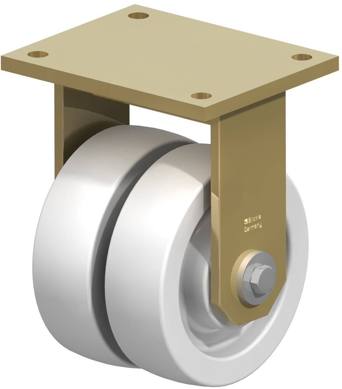 Blickle 762937 BSD-SPO 160K-35 Kettős bakgörgő KerékØ: 160 mm Teherbírás (max.): 1550 kg 1 db