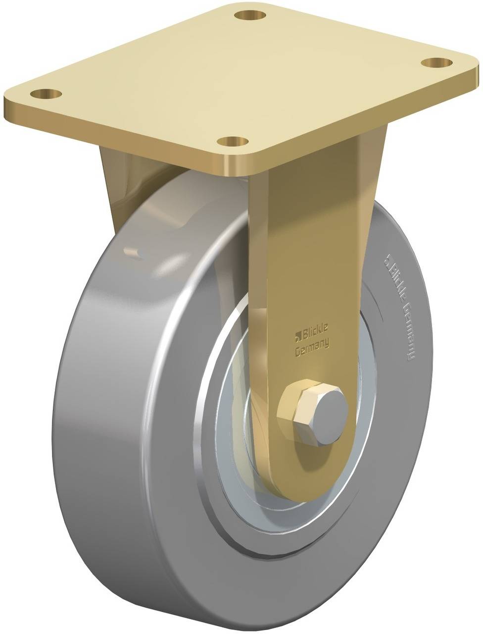 Blickle 614040 BS-SVS 201K Fix görgő KerékØ: 200 mm Teherbírás (max.): 3000 kg 1 db