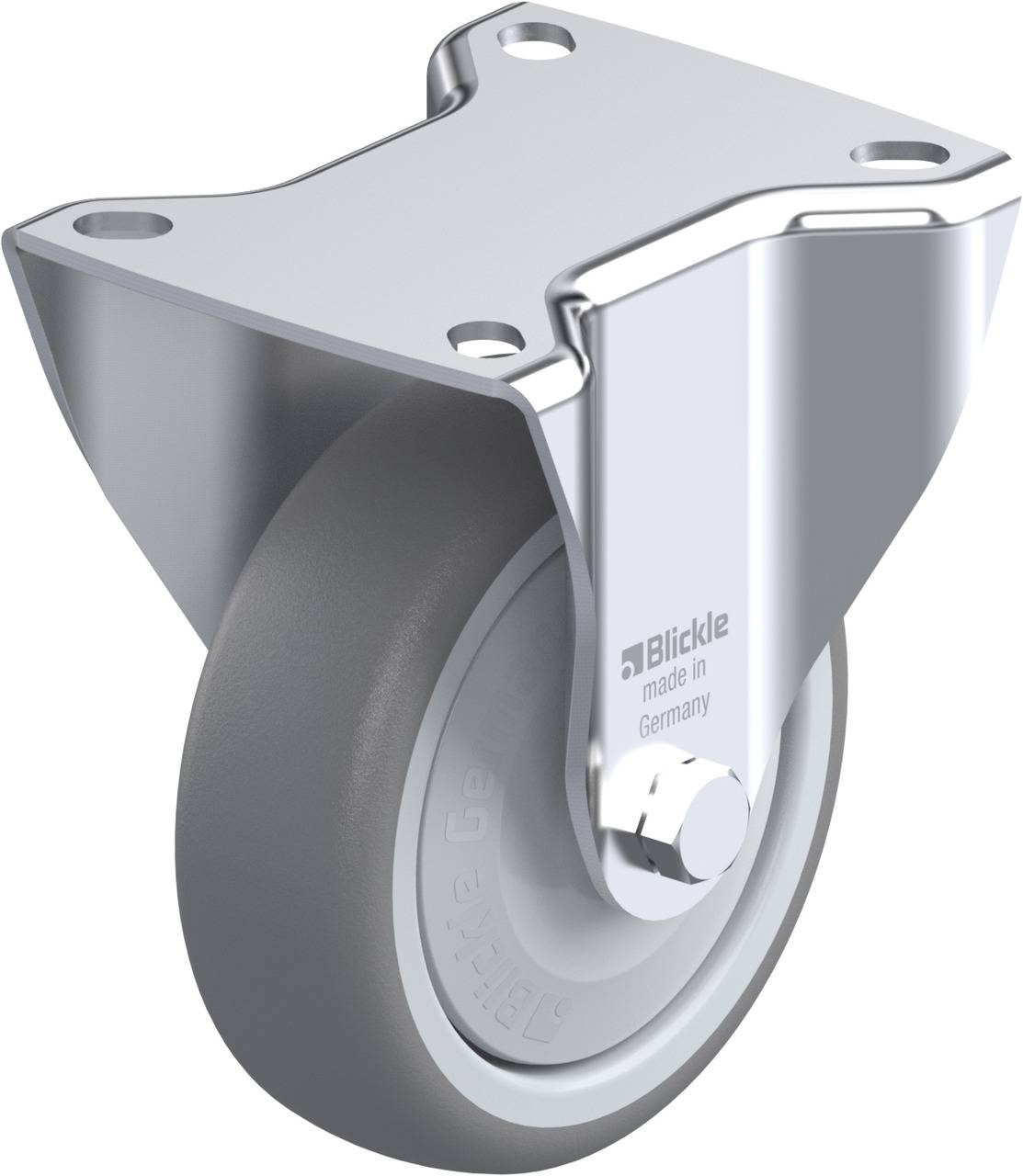 Blickle 847608 B-TPA 102KF Fix görgő KerékØ: 100 mm Teherbírás (max.): 110 kg 1 db