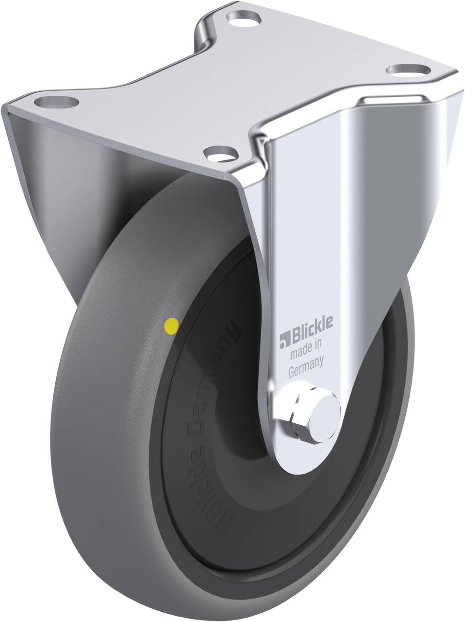 Blickle 761264 B-TPA 127KF-ELS Fix görgő KerékØ: 125 mm Teherbírás (max.): 80 kg 1 db