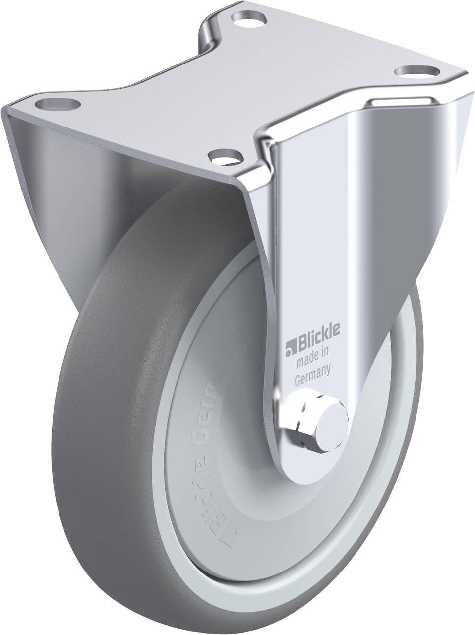Blickle 845940 B-TPA 127KF Fix görgő KerékØ: 125 mm Teherbírás (max.): 125 kg 1 db