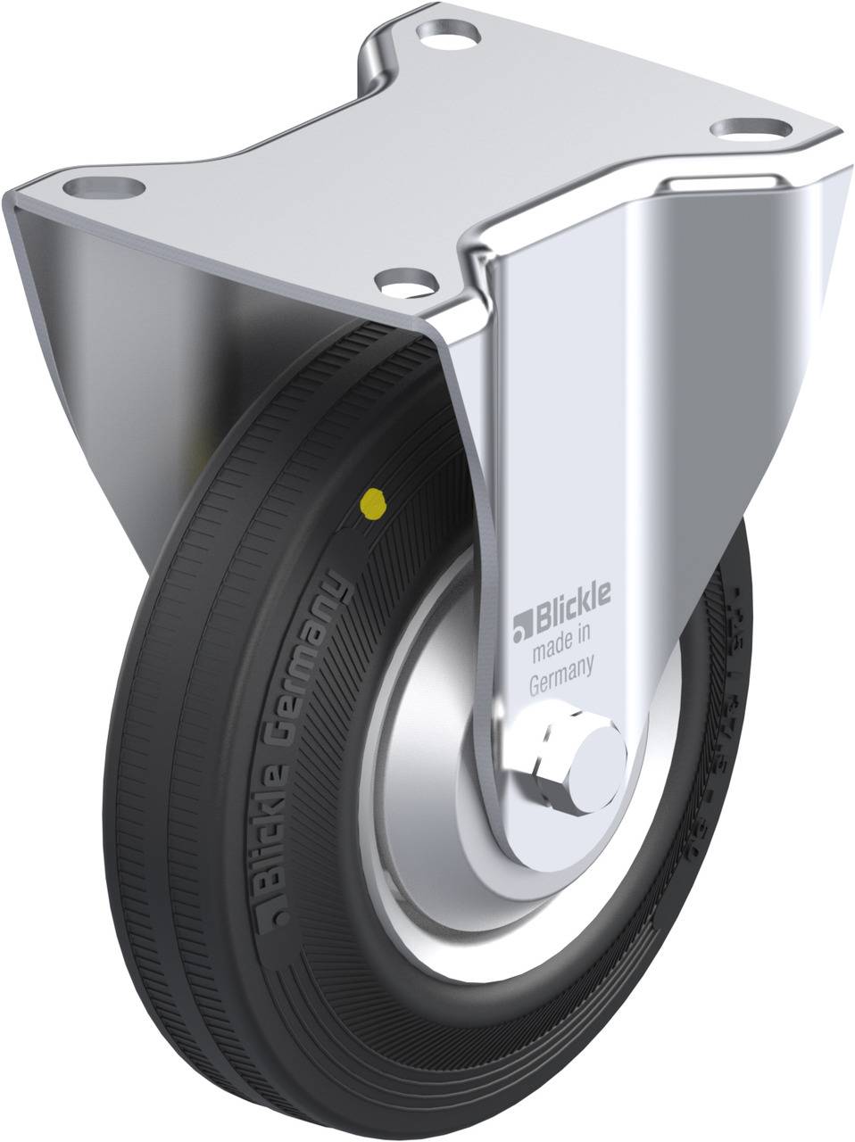 Blickle 92189 B-V 125R-EL-FA Fix görgő KerékØ: 125 mm Teherbírás (max.): 100 kg 1 db