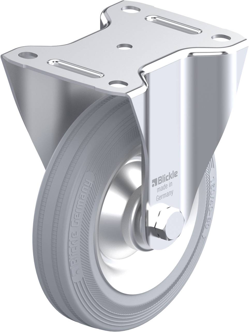 Blickle 56218 B-V 162R-SG Fix görgő KerékØ: 160 mm Teherbírás (max.): 135 kg 1 db
