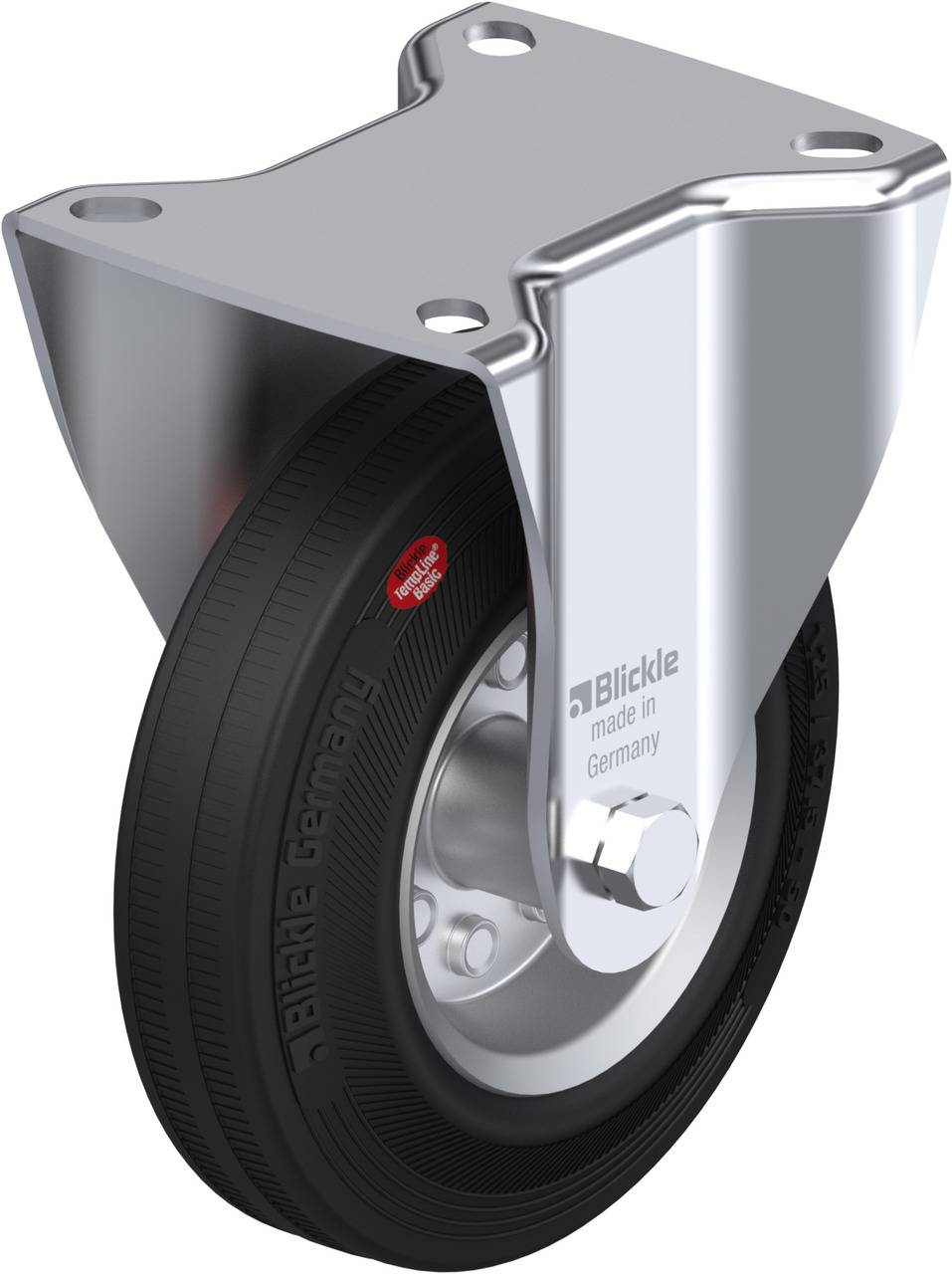 Blickle 615054 B-VEHI 125R Fix görgő KerékØ: 125 mm Teherbírás (max.): 90 kg 1 db