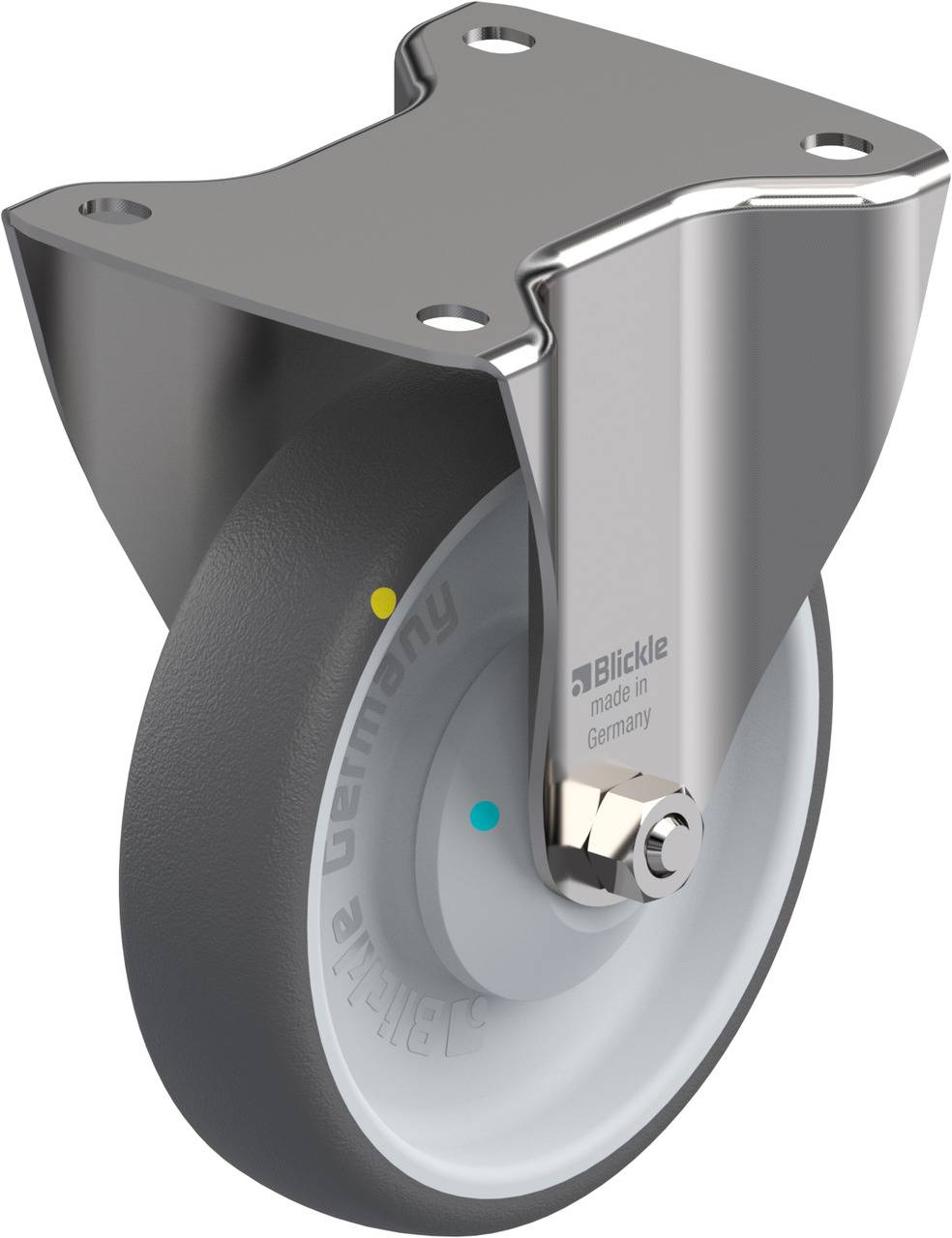 Blickle 853693 BX-PATH 160KAD-ELS Fix görgő KerékØ: 160 mm Teherbírás (max.): 260 kg 1 db