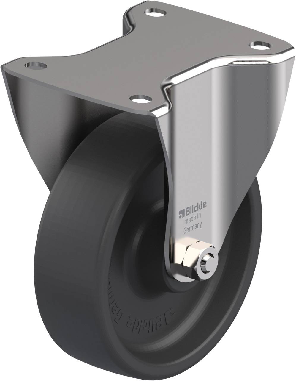 Blickle 754266 BX-POHI 150G Fix görgő KerékØ: 150 mm Teherbírás (max.): 400 kg 1 db