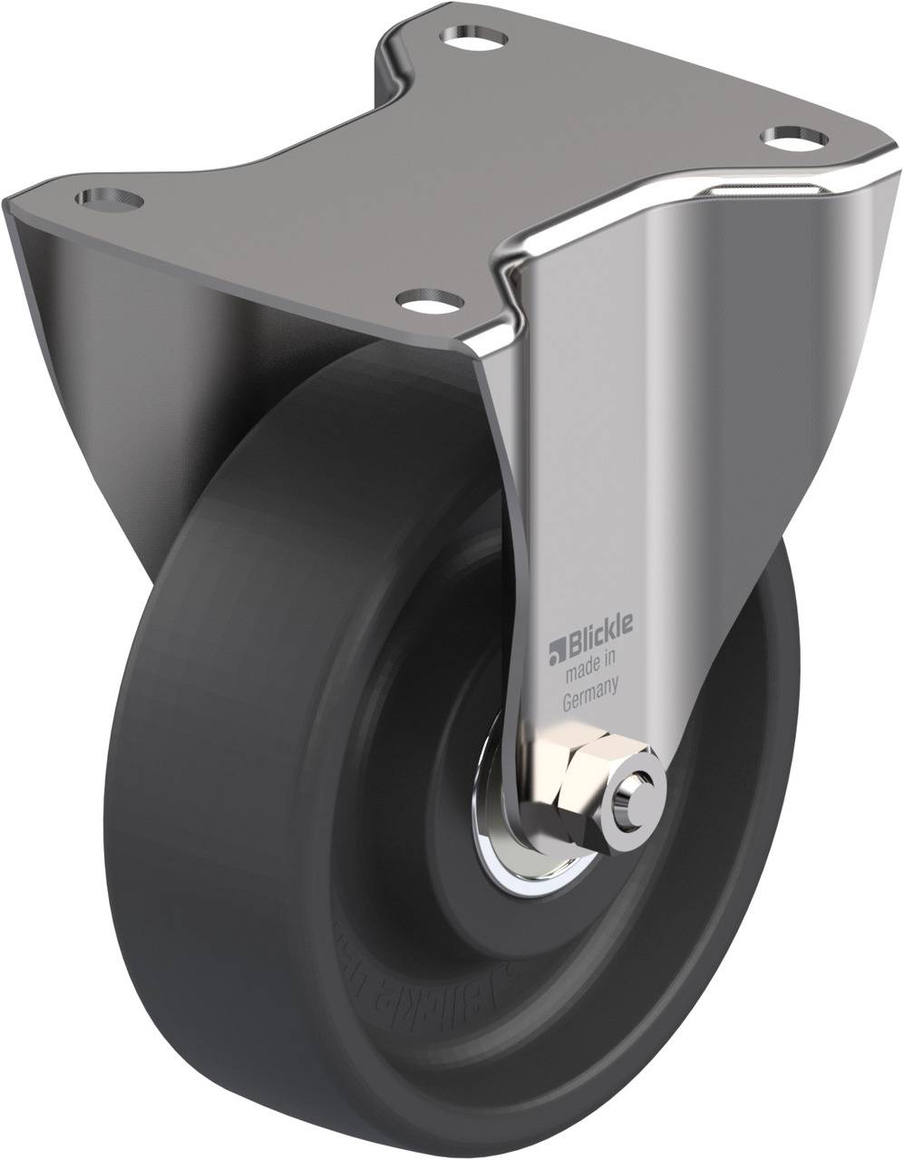 Blickle 754267 BX-POHI 150HXK Fix görgő KerékØ: 150 mm Teherbírás (max.): 400 kg 1 db