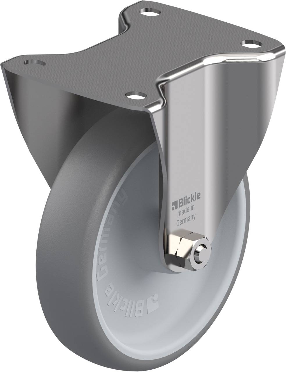 Blickle 754287 BX-TPA 160G Fix görgő KerékØ: 160 mm Teherbírás (max.): 200 kg 1 db