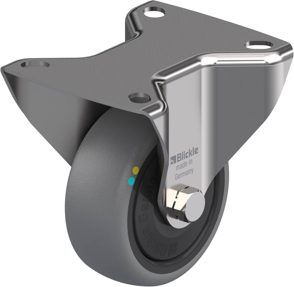 Blickle 853598 BX-TPA 80KFD-ELS Fix görgő KerékØ: 80 mm Teherbírás (max.): 65 kg 1 db