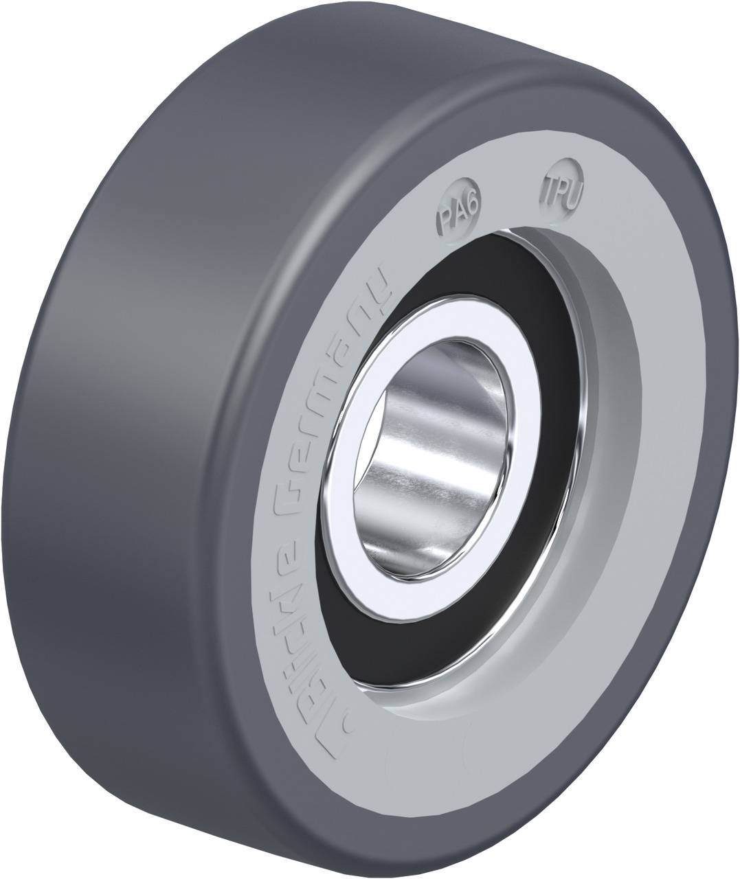 Blickle 757444 FPTH 60x20/17-12K Vezető görgő KerékØ: 60 mm Teherbírás (max.): 110 kg 1 db