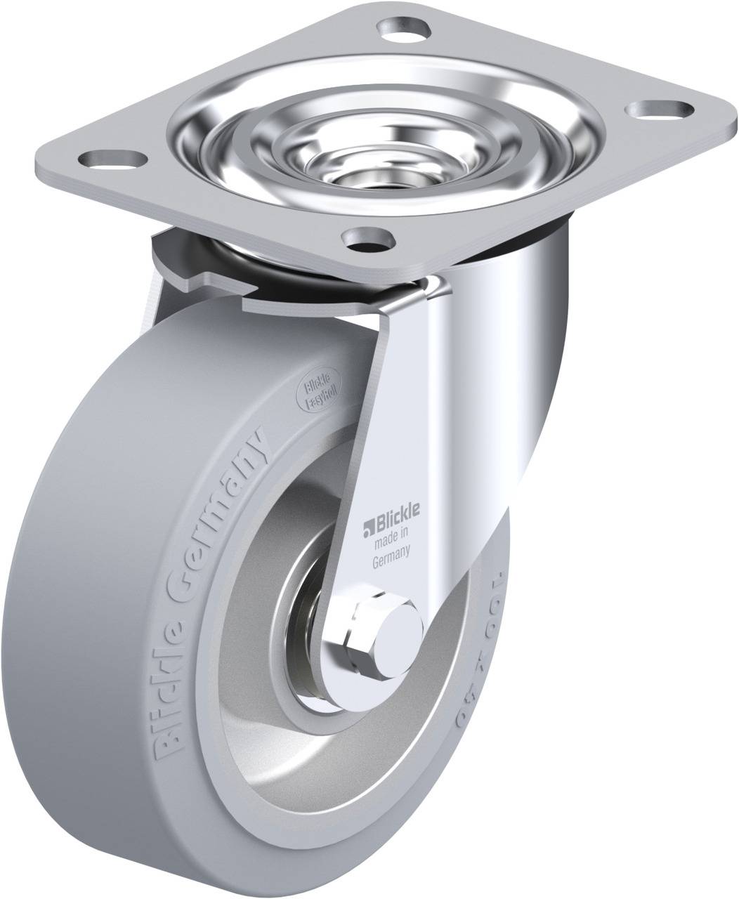 Blickle 624858 L-ALEV 100K-SG Beálló görgő KerékØ: 100 mm Teherbírás (max.): 200 kg 1 db