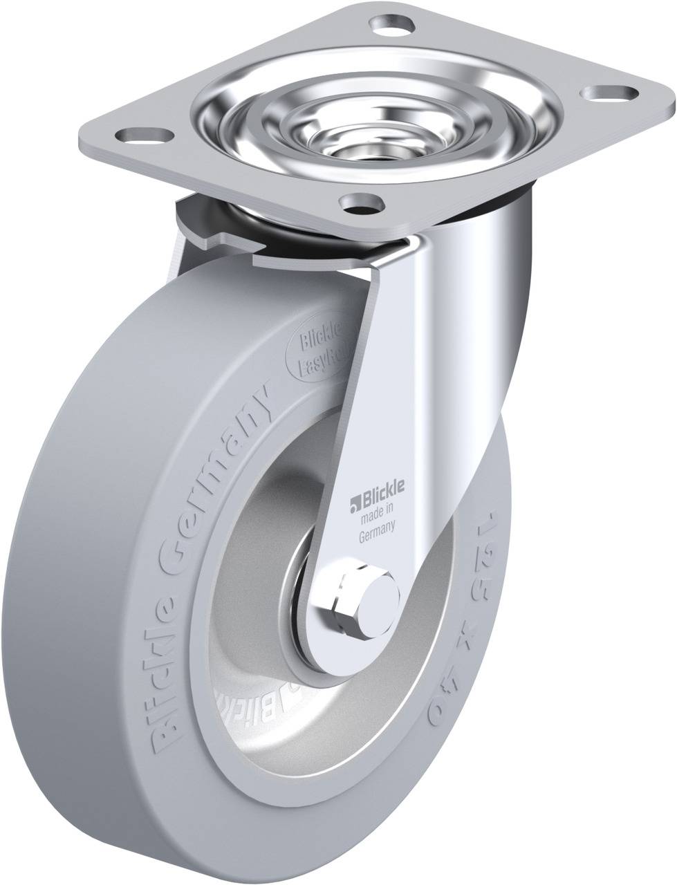 Blickle 311142 L-ALEV 125K-SG Beálló görgő KerékØ: 125 mm Teherbírás (max.): 250 kg 1 db