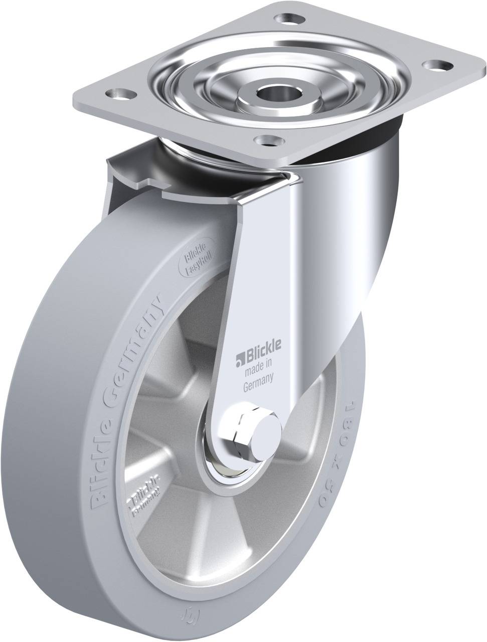Blickle 339630 L-ALEV 180K-SG Beálló görgő KerékØ: 180 mm Teherbírás (max.): 400 kg 1 db