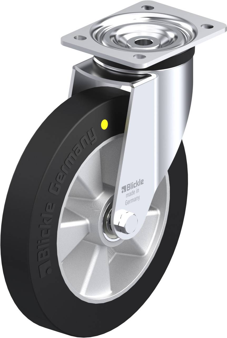 Blickle 739830 L-ALEV 250K-3-EL Beálló görgő KerékØ: 250 mm Teherbírás (max.): 500 kg 1 db