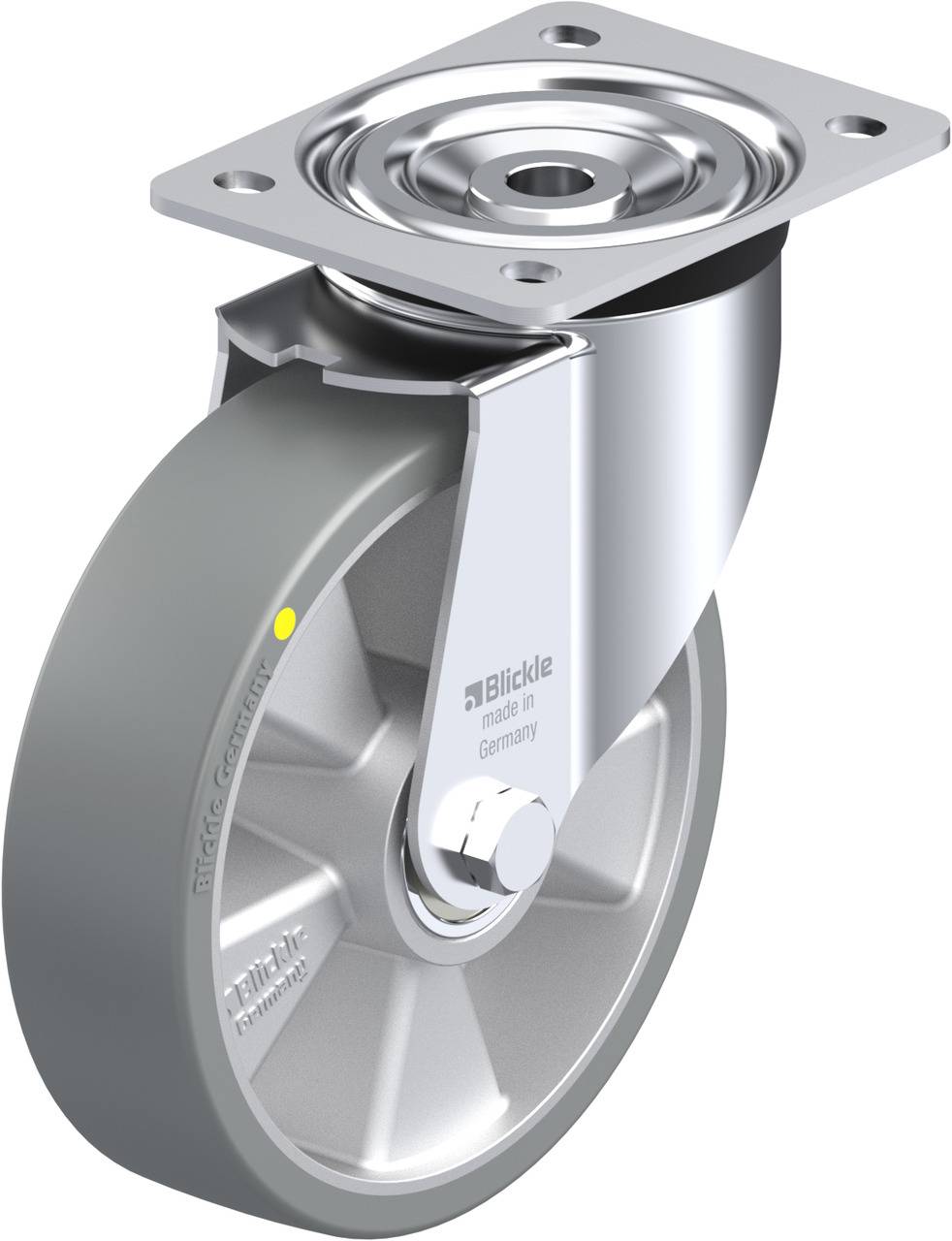 Blickle 847311 L-ALTH 180K-AS Beálló görgő KerékØ: 180 mm Teherbírás (max.): 400 kg 1 db