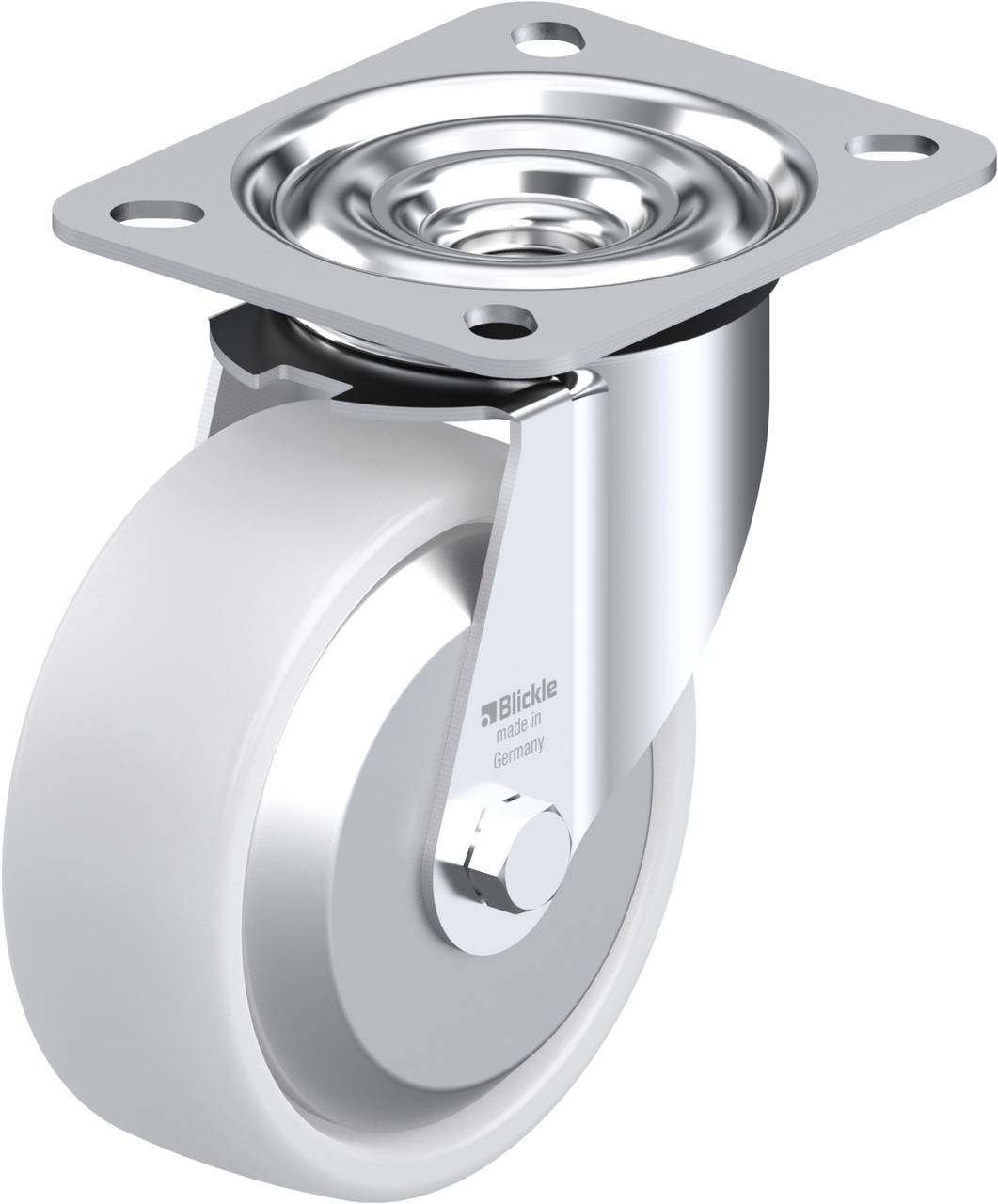 Blickle 546325 LE-PO 100R-FA Beálló görgő KerékØ: 100 mm Teherbírás (max.): 150 kg 1 db