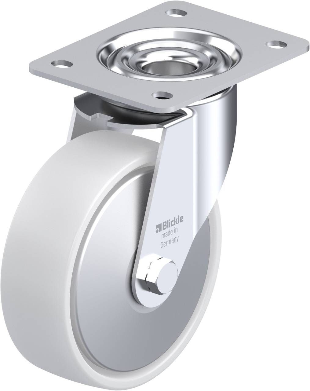 Blickle 652735 LE-PO 150G-FA Beálló görgő KerékØ: 150 mm Teherbírás (max.): 300 kg 1 db
