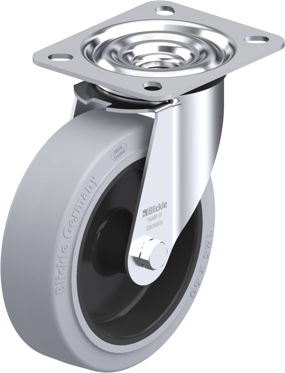 Blickle 652057 LE-POEV 125G-SG Beálló görgő KerékØ: 125 mm Teherbírás (max.): 150 kg 1 db
