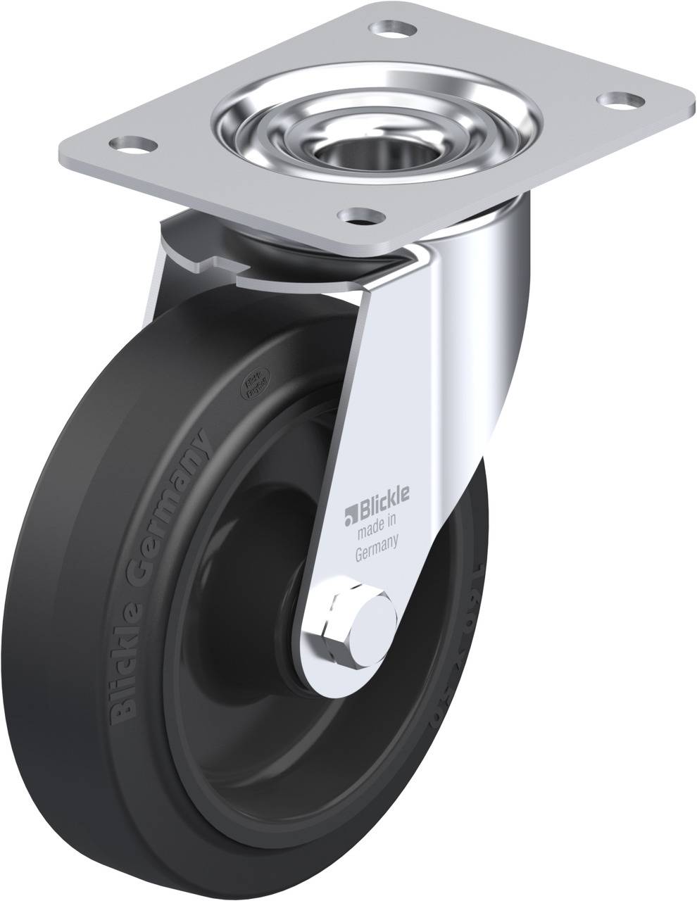 Blickle 515775 LE-POEV 160R Beálló görgő KerékØ: 160 mm Teherbírás (max.): 300 kg 1 db