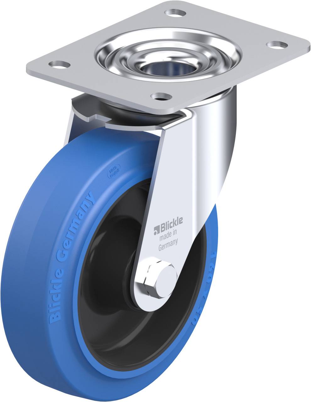 Blickle 611467 LE-POEV 160R-SB Beálló görgő KerékØ: 160 mm Teherbírás (max.): 300 kg 1 db