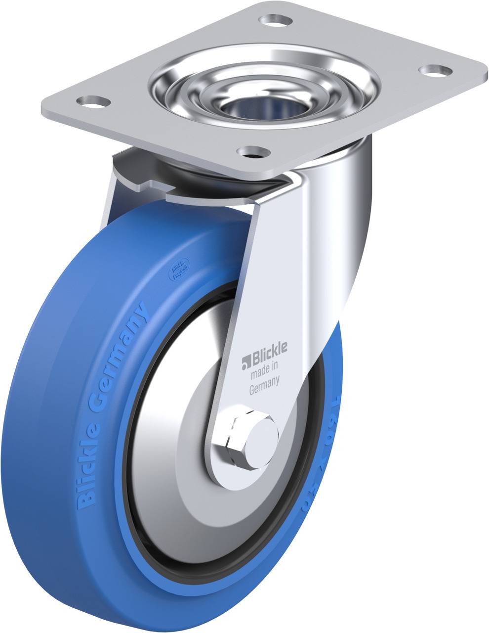 Blickle 681536 LE-POEV 160R-SB-FA Beálló görgő KerékØ: 160 mm Teherbírás (max.): 300 kg 1 db