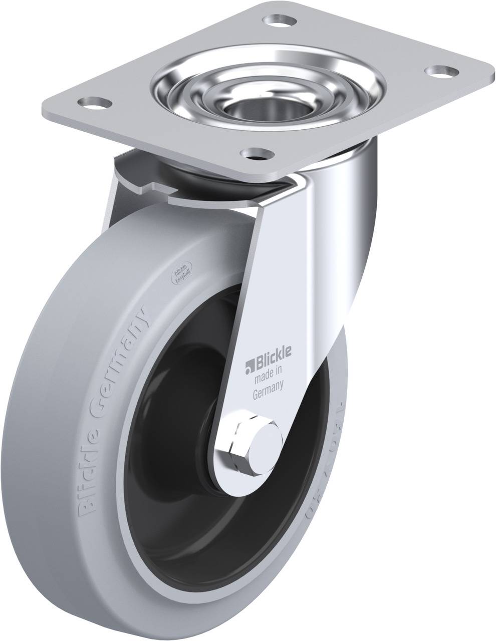 Blickle 668665 LE-POEV 160XR-SG Beálló görgő KerékØ: 160 mm Teherbírás (max.): 300 kg 1 db