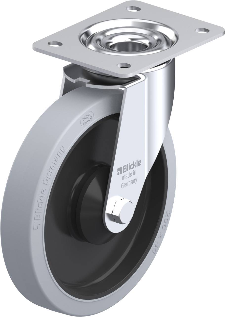 Blickle 850265 LE-POEV 201KA-SG Beálló görgő KerékØ: 200 mm Teherbírás (max.): 300 kg 1 db