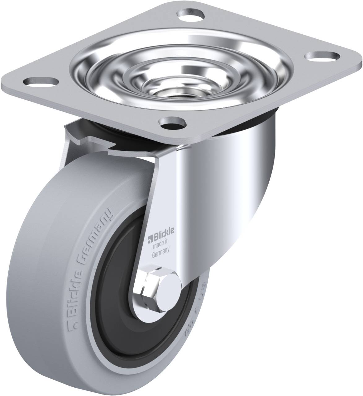Blickle 850095 LE-POEV 80KF-SG Beálló görgő KerékØ: 80 mm Teherbírás (max.): 140 kg 1 db