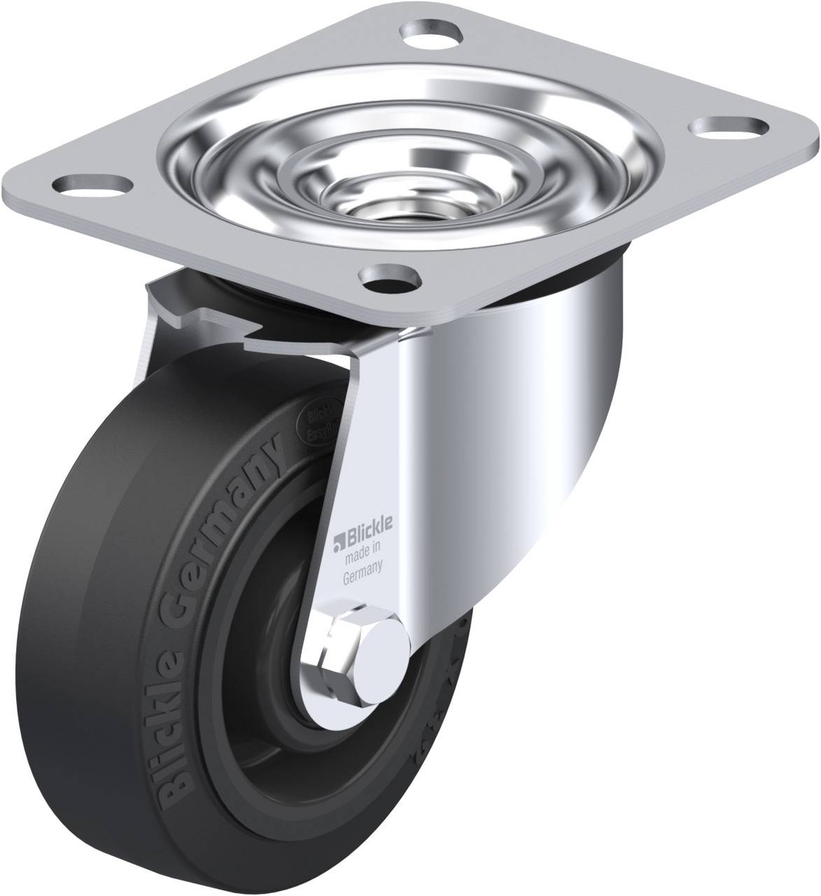 Blickle 605881 LE-POEV 80R Beálló görgő KerékØ: 80 mm Teherbírás (max.): 140 kg 1 db
