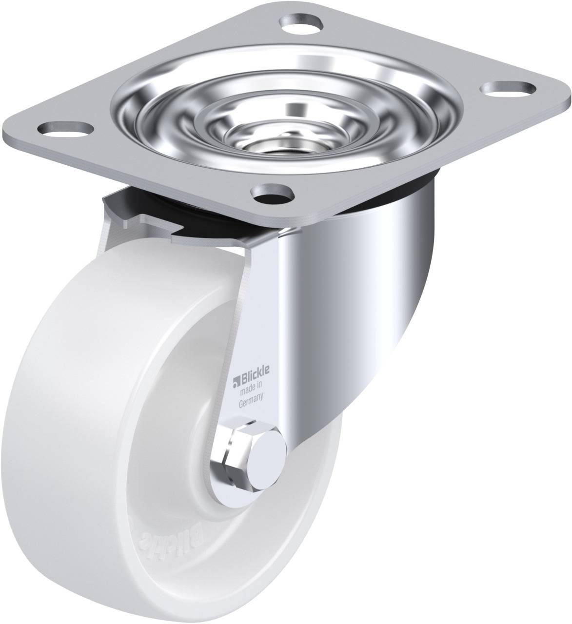 Blickle 762883 LE-PPN 80R Beálló görgő KerékØ: 80 mm Teherbírás (max.): 120 kg 1 db