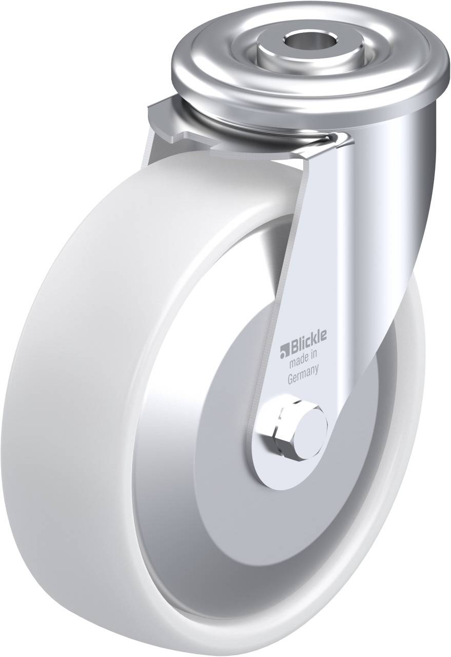 Blickle 633842 LER-PO 125R-FA Beálló görgő KerékØ: 125 mm Teherbírás (max.): 150 kg 1 db